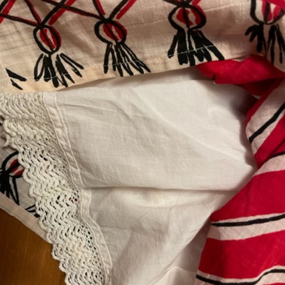 Anthropologie We Love Vera - Vera Wang - Stars & Stripes Skirt Size 6 - Picture 7 of 9